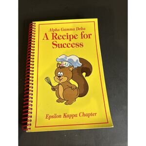 Alpha Gamma Delta Recipe for Success Cookbook Pittsburgh State University Kansas